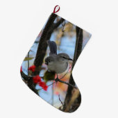 Grande Chaussette De Noël Moqueur du nord (Devant (Accrochage))