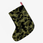 Grande Chaussette De Noël Motif Camo (Dos (Accrochage))
