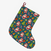 Grande Chaussette De Noël Motif de Noël mignon (Devant (Accrochage))