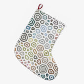 Grande Chaussette De Noël Motif expérimental 2 (Devant (Accrochage))