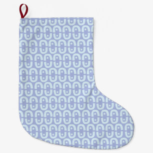 Grande Chaussette De Noël Motif moderne vibrant avec des formes de couleurs