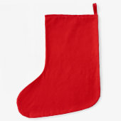 Grande Chaussette De Noël Motocycliste (Dos)