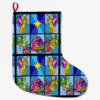 Grande Chaussette De Noël Nativité