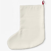 Grande Chaussette De Noël Neige (Dos)