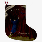Grande Chaussette De Noël Nevermore. (Devant)