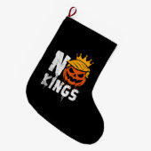 Grande Chaussette De Noël No Kings Halloween (Devant (Accrochage))