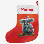 Grande Chaussette De Noël Noël à Koala Bear (Dos)