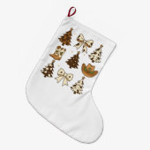 Grande Chaussette De Noël Noël Boot Cowboy Père Noël Occidentale Noël (Devant (Accrochage))