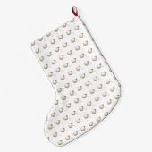 Grande Chaussette De Noël Noël de golf (Dos (Accrochage))