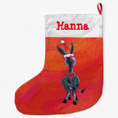 Grande Chaussette De Noël Noël de l'âne (Dos)