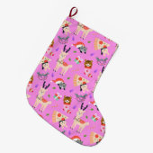 Grande Chaussette De Noël Noël drôle (Devant (Accrochage))