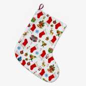 Grande Chaussette De Noël Noël, Elfe (Devant (Accrochage))