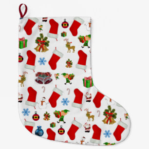 Grande Chaussette De Noël Noël, Elfe