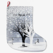 Grande Chaussette De Noël Noël et Bonne Année ! Texte monographique (Devant)