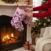 Grande Chaussette De Noël Noël Fête aux colibris