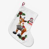 Grande Chaussette De Noël Noël, Joyeux Noël (Devant (Accrochage))