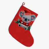 Grande Chaussette De Noël Noël Koala 3 (Devant (Accrochage))