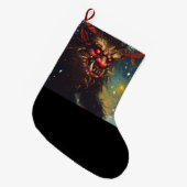 Grande Chaussette De Noël Noël Krampus 4 (Devant (Accrochage))