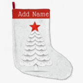 Grande Chaussette De Noël Noël minimaliste (Devant)