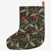 Grande Chaussette De Noël Noël moderne personnel (Dos)