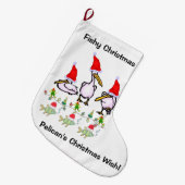 Grande Chaussette De Noël Noël, Pélican's (Devant (Accrochage))