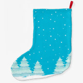 Grande Chaussette De Noël Noël Snowman et Raven (Dos)