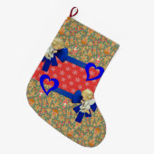 Grande Chaussette De Noël Noël Stocker, Noël Baby Angel (Devant (Accrochage))