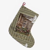 Grande Chaussette De Noël Noël Stocker, Noël Jésus Nativité (Devant (Accrochage))