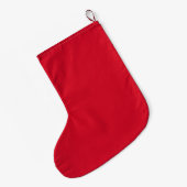 Grande Chaussette De Noël Noël Stocker, Snowman rouge poivre jaune (Dos (Accrochage))