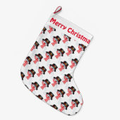 Grande Chaussette De Noël Noël Stocker/Snowmen (Devant (Accrochage))