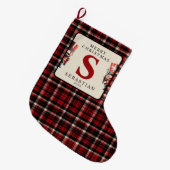 Grande Chaussette De Noël Noisette de Noël Monogramme Noël (Devant (Accrochage))