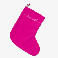 Nom de signature girly Hot Pink