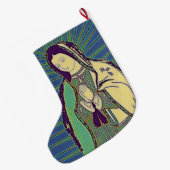 Grande Chaussette De Noël notre dame de guadalupe (Dos (Accrochage))