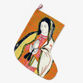 Grande Chaussette De Noël notre dame de guadalupe (Devant (Accrochage))