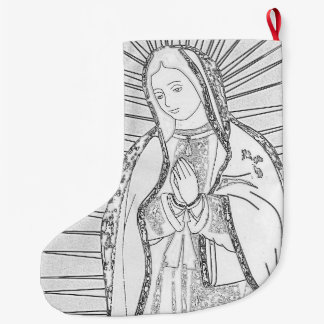 Grande Chaussette De Noël notre dame de guadalupe