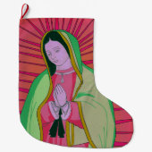 Grande Chaussette De Noël notre dame de guadalupe (Devant)