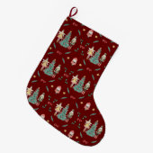 Grande Chaussette De Noël Nutcracker Ballerina cadeaux de Noël (Devant (Accrochage))