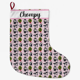 Grande Chaussette De Noël Oups !  Le chat dans l'arbre