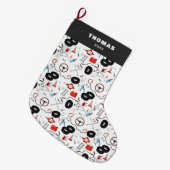 Grande Chaussette De Noël Outils Automobile Mécanique (Devant (Accrochage))