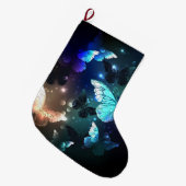 Grande Chaussette De Noël Papillon de nuit (Devant (Accrochage))