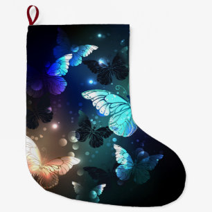 Grande Chaussette De Noël Papillon de nuit