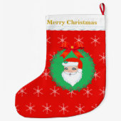 Grande Chaussette De Noël Père Noël (Dos)