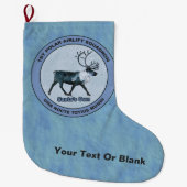 Grande Chaussette De Noël Père Noël 1er Polar Airlift Sqdn - Subduit (Devant)