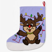 Grande Chaussette De Noël Petit renne (Dos)