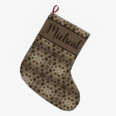 Grande Chaussette De Noël Pierre de Petoskey (Devant (Accrochage))