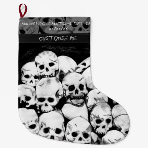 Grande Chaussette De Noël Pile-O-Skulls