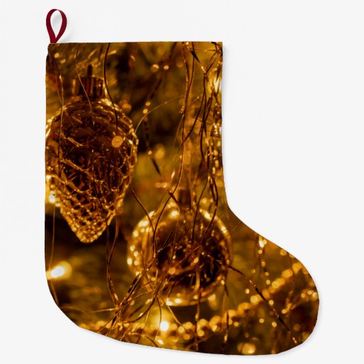 Grande Chaussette De Noël Pine de Noël (Devant)