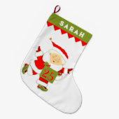 Grande Chaussette De Noël Piste d'athlétisme (Devant (Accrochage))