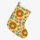 Grande Chaussette De Noël Pizza (Devant (Accrochage))
