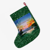 Grande Chaussette De Noël Plage Tropical Breeze Goa (Dos (Accrochage))